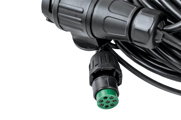 Instalación eléctrica MANTES, arnés para remolque de camión, 12 m, enchufe 13 PIN, 2x bayonetas 8 PIN