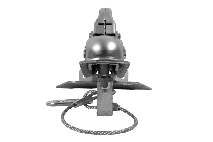 Enganche de bola KNOTT KQ14-A+KZE7.5 para remolque de 1400 kg con barra de tiro tipo V.