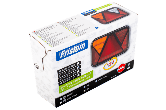 Piloto trasero FRISTOM FT-270 LED CANBUS 6 funciones izquierda