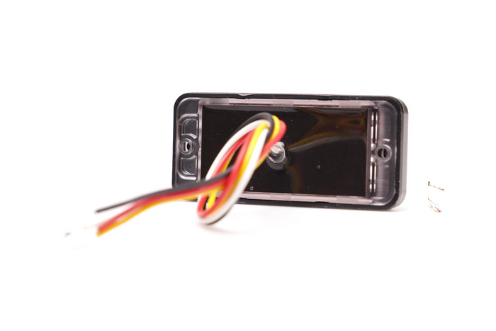 Lámpara de advertencia WAŚ 2469 W284 LED intermitente naranja MAESTRO/ESCLAVO