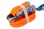 Juego de cuatro correas HERMON de una sola pieza de 5 m/25 mm/1 t con tensor.