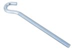 Gancho de construcción DROMET HZ M8x160 con extremo abierto (curvado)