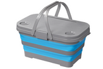 Cesta de picnic con tapa ProPlus 370315, cesta plegable con función de mesa, 20 L.