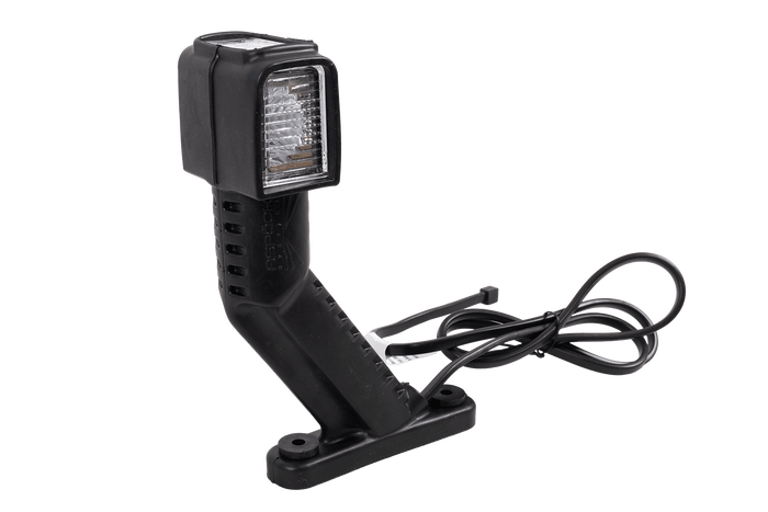 Luz de posición derecha LED ASPÖCK SUPERPOINT IV sobre un brazo de goma