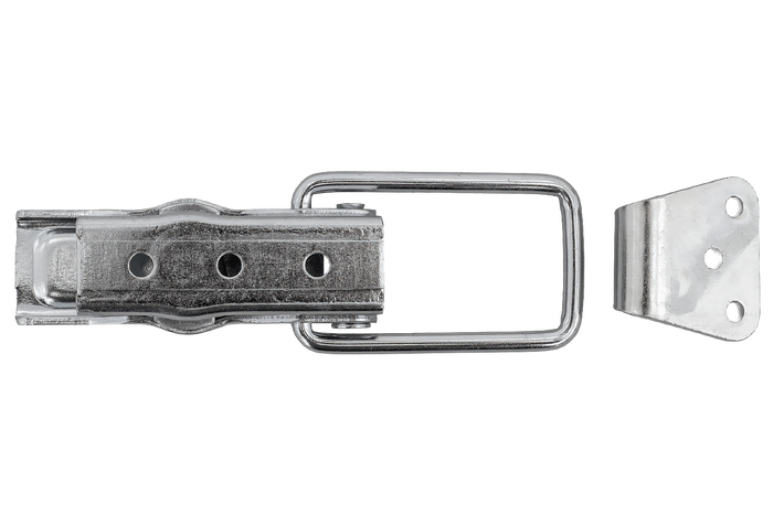 Enganche lateral con fijación STEELPRESS ZB-13A+Z-11A, cierre lateral de remolque completo con llave