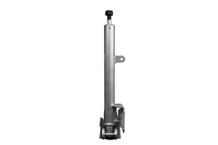 Rueda jockey automática UNITRAILER con manivela 500 kg 60 mm 660-904 mm