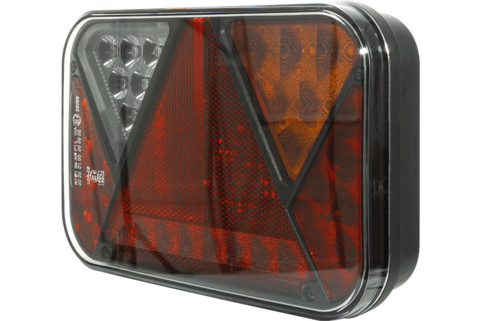 Juego de luces: luces traseras LED FRISTOM + luces de posición laterales LED HORPOL + arnés MANTES 5,2 m 7PIN