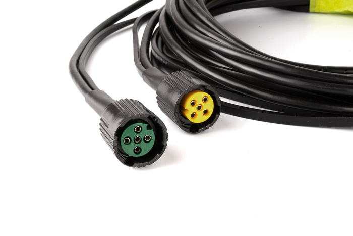 Instalación eléctrica MANTES, arnés para remolque de camión, 5,5 m, enchufe de 13 PIN, 2 bayonetas de 5 PIN