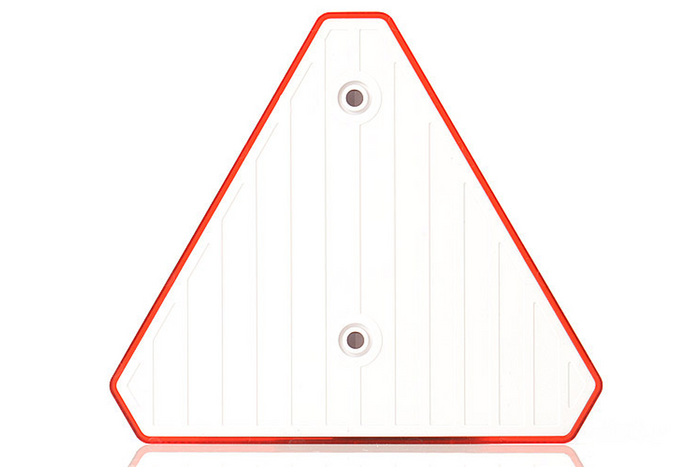 Triangulo reflectante rojo UT125