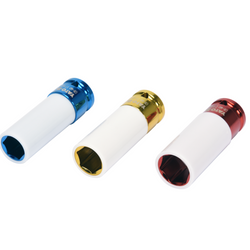 Vasos de impacto para llantas de aluminio YATO YT-1056 17-21mm 3uds.