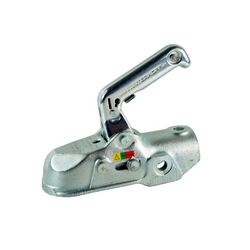 Enganche de bola WINTERHOFF WW 350 RC-K1414 para remolque de 3500 kg con barra de tiro de tubo de 60 mm, hierro fundido.
