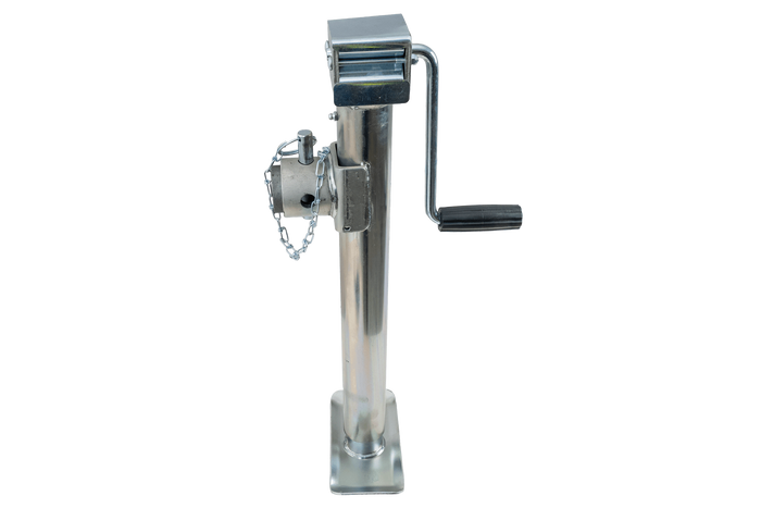 Soporte de manivela extensible UNITRAILER TJ5002 para remolque de plataforma plana de 1300 kg, 560-940 mm