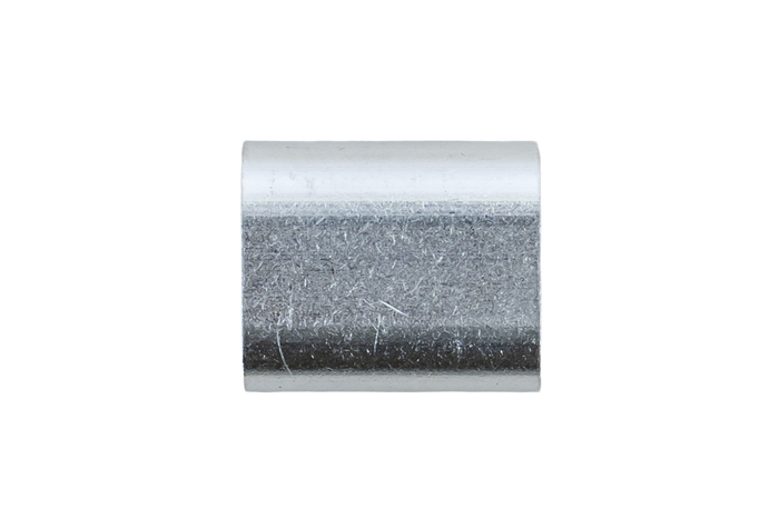 Conector de aluminio para cuerdas DROMET ZLA.5, manguito para cuerdas de 5 mm