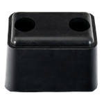 Parachoques de goma / parachoques rectangular 12x7,5x8,7 cm