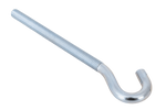 Gancho de construcción DROMET HZ M8x140 con extremo abierto (curvado)