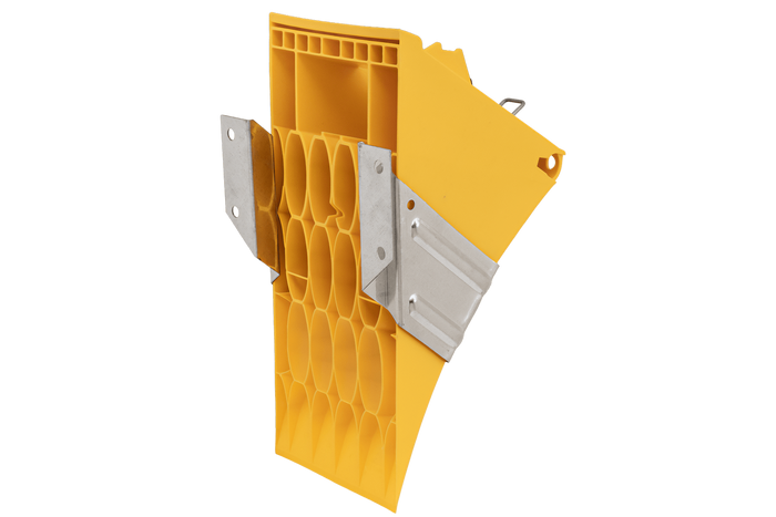 Calzo de rueda E53 con soporte de montaje LOKHEN h: 225 mm