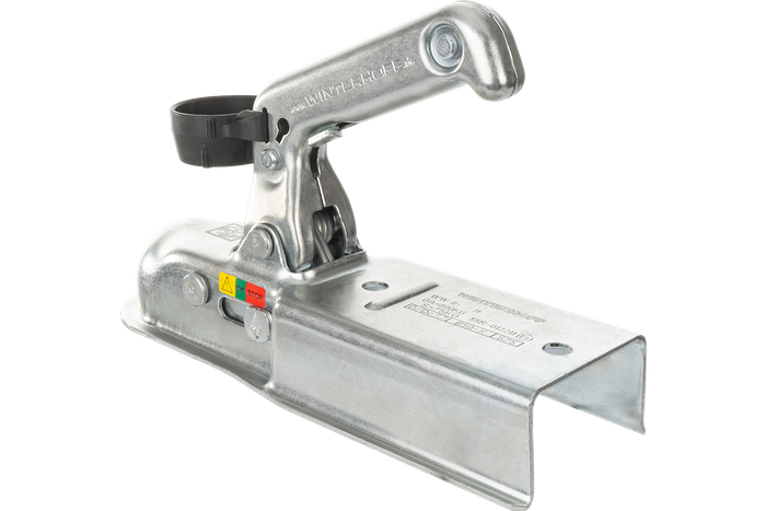 Enganche de bola WINTERHOFF WW8-H para remolque de 800kg con lanza cuadrada de 70mm
