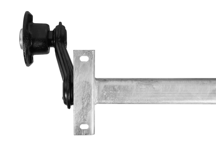 KNOTT VG7-L eje sin freno para remolque 750kg 1070mm 1370mm 4x100