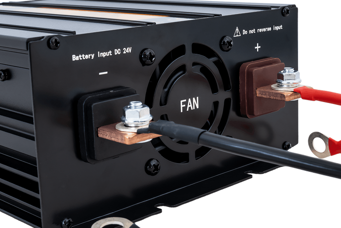 Convertidor de voltaje 24V/230V (1000/2000W) KAMAR E1927