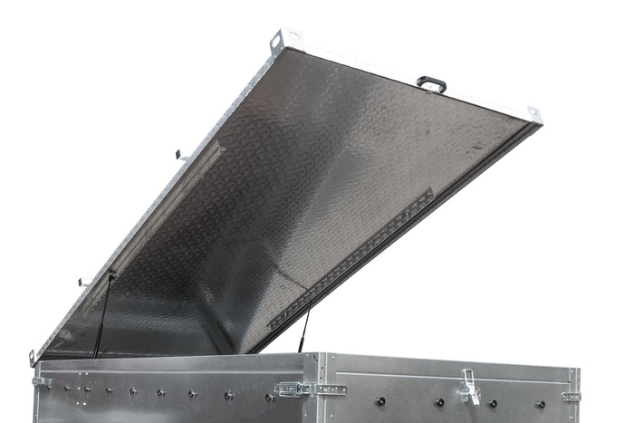 UNITRAILER GARDEN TRAILER 264 KIPP cubierta de remolque con cilindros / cerradura con llave