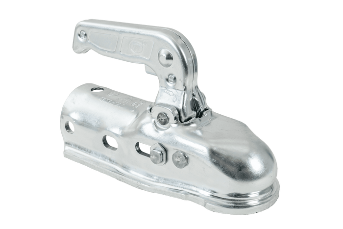 Enganche de bola STEELPRESS BC-3000.1D-00-00+Z2 para remolque de 3000 kg con barra de tiro tubular de 35-50 mm