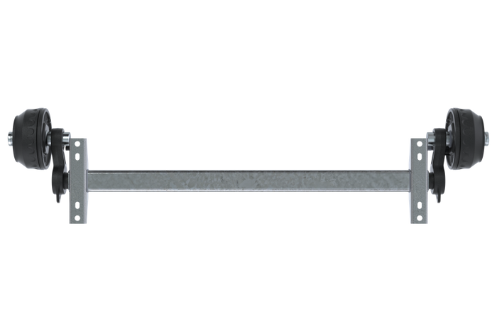 KNOTT VGB15M/MV eje frenado para remolque / grúa 1500kg 1450mm 1950mm 5x112