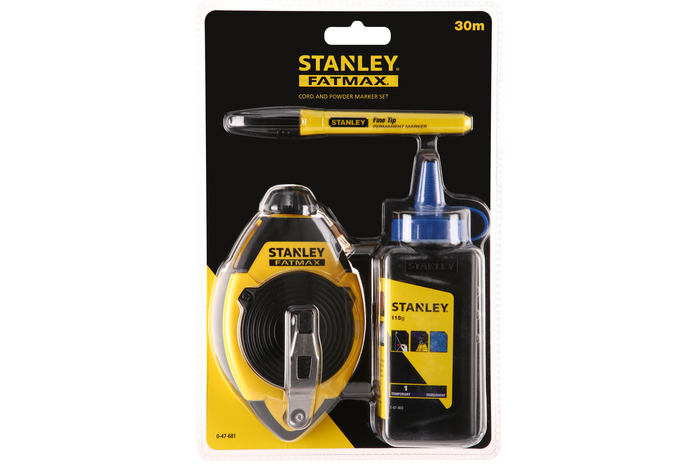 STANLEY FATMAX 0-47-681 set de marcado cuerda + tiza + marcador