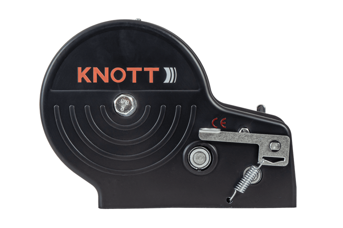 Cabrestante manual para remolque KNOTT 6X0017.311 900kg con correa