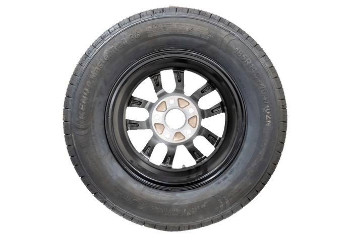 OUTLET Rueda reforzada para remolque NEUMÁTICO KENDA 185/80 R14C 104/102N LLANTA KENDA ALU 5.5Jx14"H2 5x112 ET:30