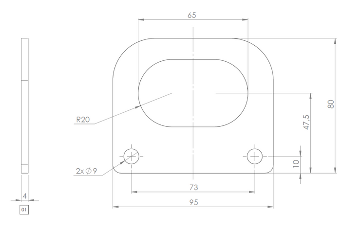 Abrochando el cinturón al remolque MOTO