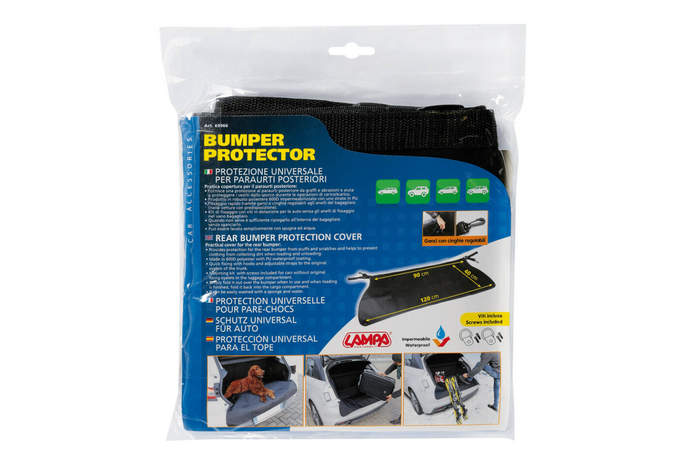 Alfombrilla protectora de parachoques trasero LAMP para maletero 120x40cm