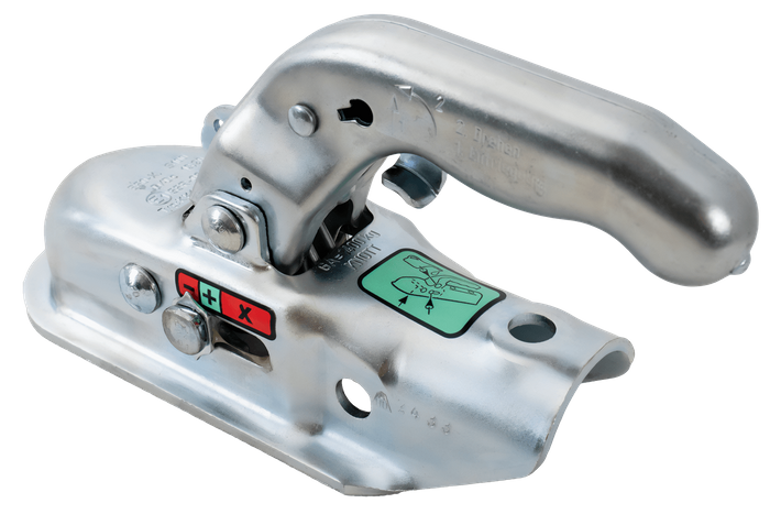 Enganche de bola KNOTT KK14-B para remolque de 1400kg con lanza tubular de 45mm