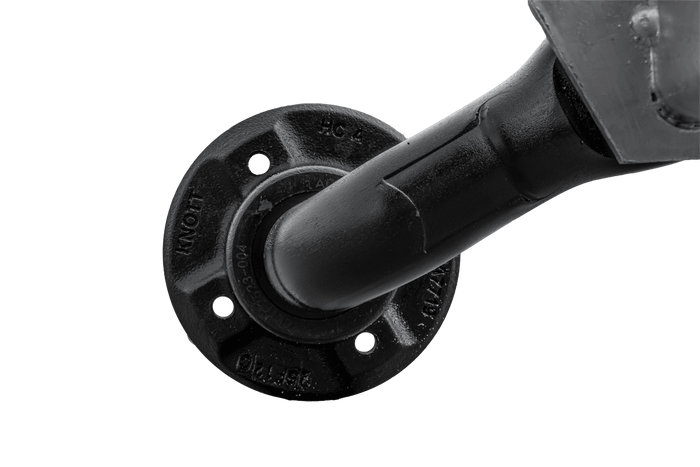 KNOTT VG7-L eje sin freno para remolque 750kg 1125mm 1615mm 4x100