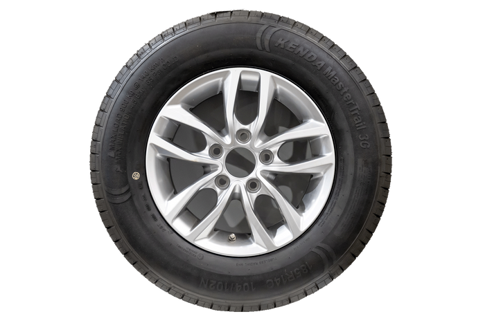 OUTLET Rueda reforzada para remolque NEUMÁTICO KENDA 185/80 R14C 104/102N LLANTA KENDA ALU 5.5Jx14"H2 5x112 ET:30