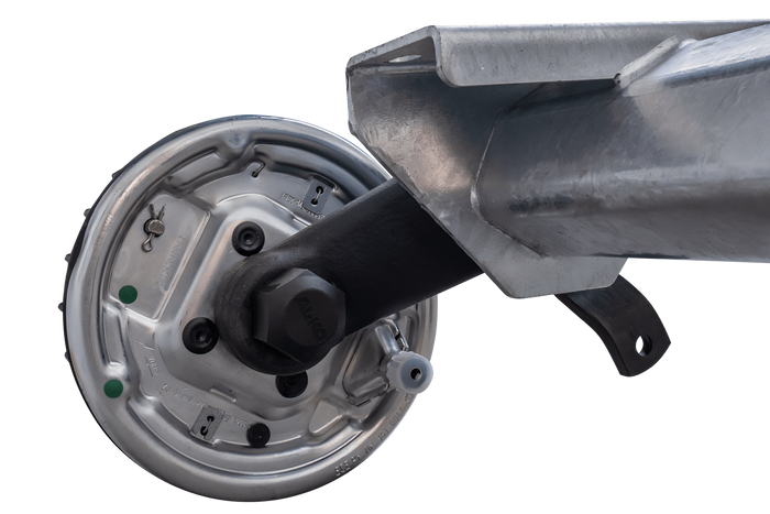 AL-KO EURO eje con freno para remolque de barco 1800kg 1645/1755mm 2230mm 5x112