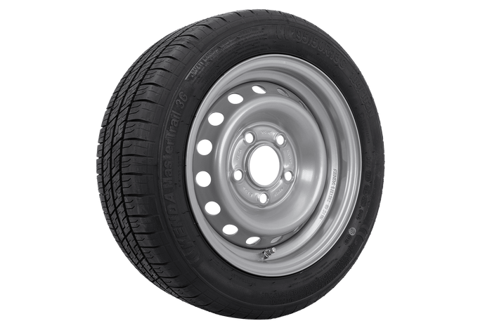 Rueda reforzada para remolque TIRE KENDA 195/50 R13C 104/102N RIM KENDA 6Jx13"H2 5x112 ET:30
