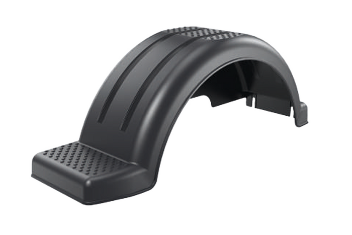 Guardabarros para remolque de barco de 13" DOMAR D20422D, paso de rueda de 830/240 mm