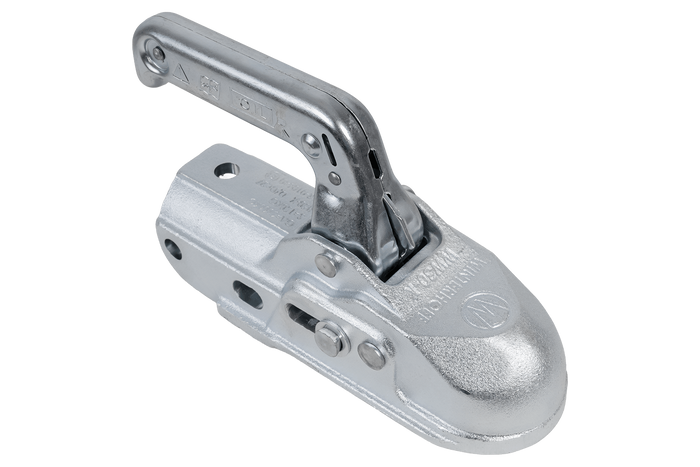 Enganche de bola WINTERHOFF WW 30-K+Z para remolque de 3000 kg con barra de tiro de tubo de 35-51 mm, hierro fundido.