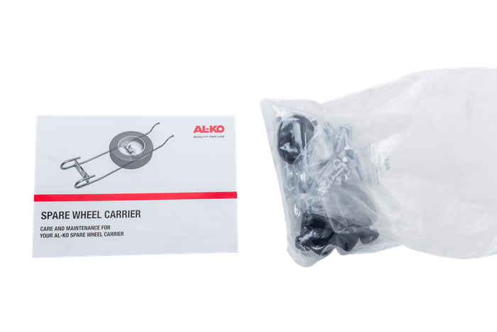 Portaruedas de repuesto AL-KO, soporte para ruedas de caravana de 1050-1250 mm