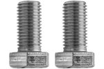 Tornillos y tuercas para montar la rueda de soporte DROMET M10x25, juego: 2x tornillos y 2x tuercas