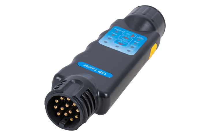 Comprobador de enchufes de remolque de 13 pines