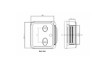Luz trasera universal KAMAR L1070-C de 3 funciones