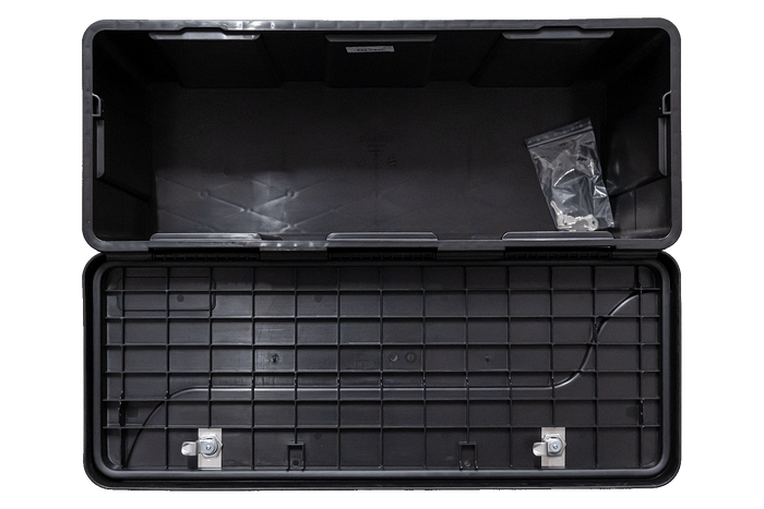 Caja de herramientas OUTLET DAKEN 82203 NEGRA 750x300x355mm 50,6 l