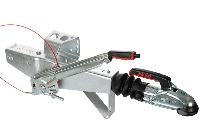 Dispositivo de inercia AL-KO 161S con enganche AK161 para remolque de 1600 kg con lanza cuadrada