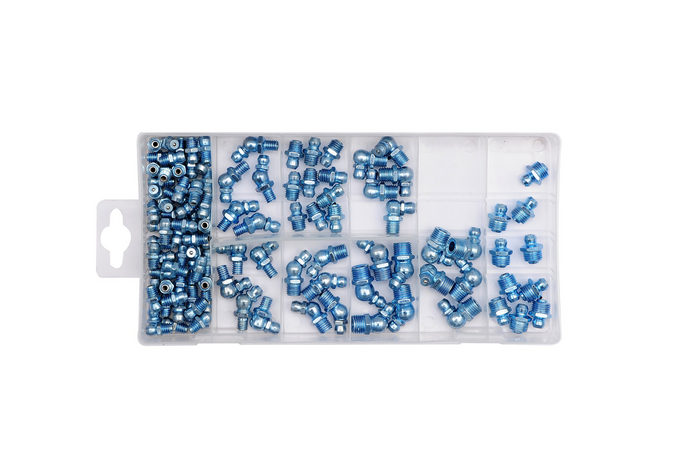 Juego de boquillas de engrase métricas YATO YT-06888, 110 piezas