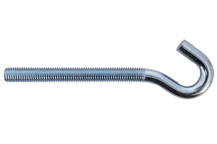 Gancho de construcción DROMET HZ M12x165 con extremo abierto (curvado)