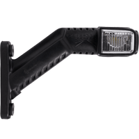 Luz de posición derecha LED ASPÖCK SUPERPOINT IV sobre un brazo de goma