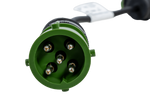 Adaptador de bayoneta de 5 pines / conector angular ASS2 de 7 pines ASPÖCK Adaptador derecho