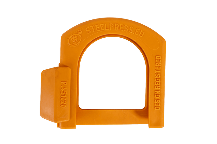 Tapa de seguridad para enganche de bola STEELPRESS de 4 mm, con espacio para tapón.