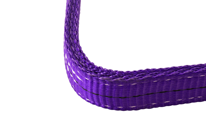 Eslinga de cinturón de elevación HEFFA de 1 m/30 mm/1 t con presillas